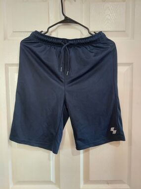Sporto Navy Athletic Training Shorts with Drawstring